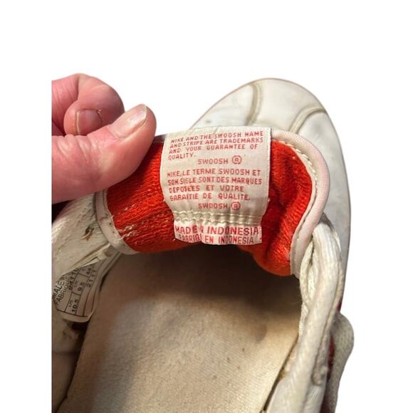 Vintage Nike Cortez sneakers 93-94 Forrest Gump white red and blue mens 10.5 VTG - Picture 13 of 14